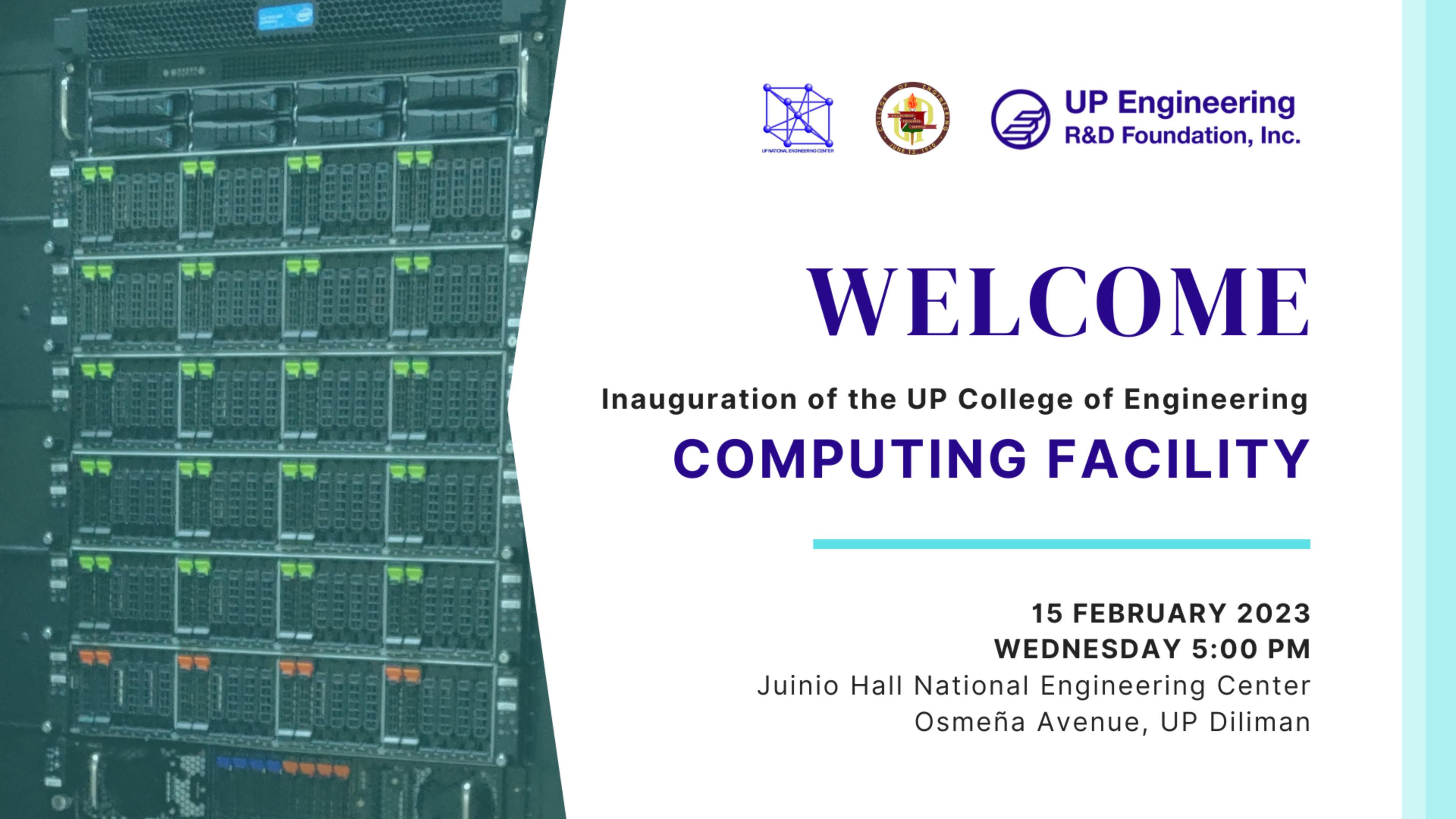 UP COE High-Performance Computing Facility Inaugurated